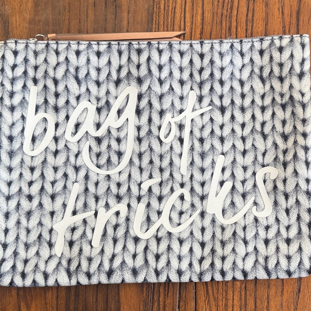 “Bag of Tricks” Large zipper pouch